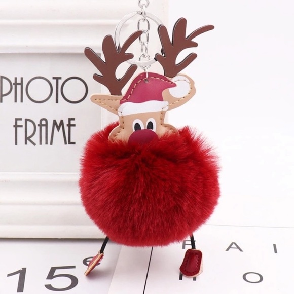 Accessories - Rudolph the Red-Nosed Reindeer Pom Pom Keychain
